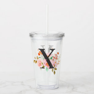 Letter X Acrylic Tumbler
