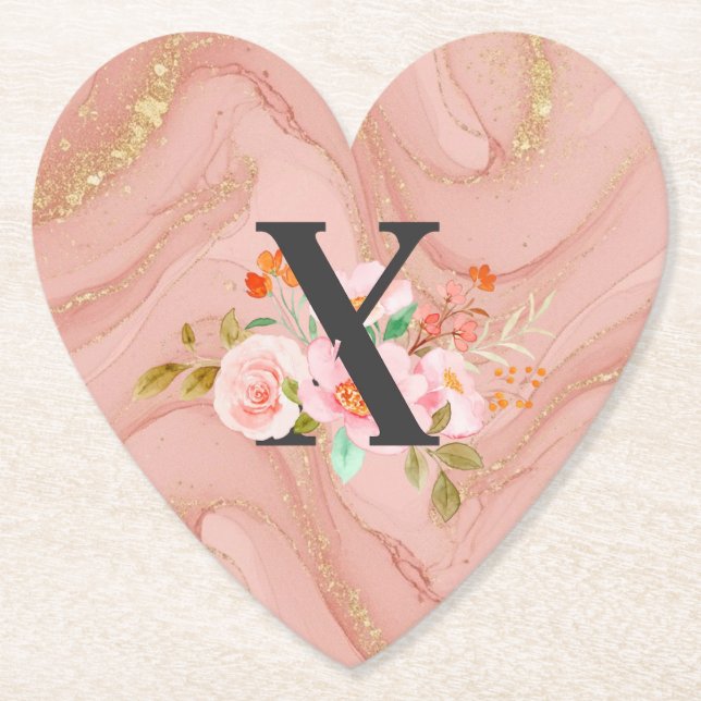Letter X Paper Coaster (Front)