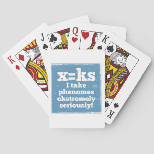 letter x phenome ks sound phonics playing cards