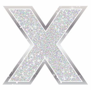 Letter X Photo Sculpture Decoration