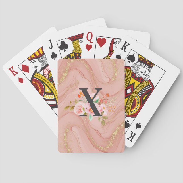 Letter X Playing Cards (Back)