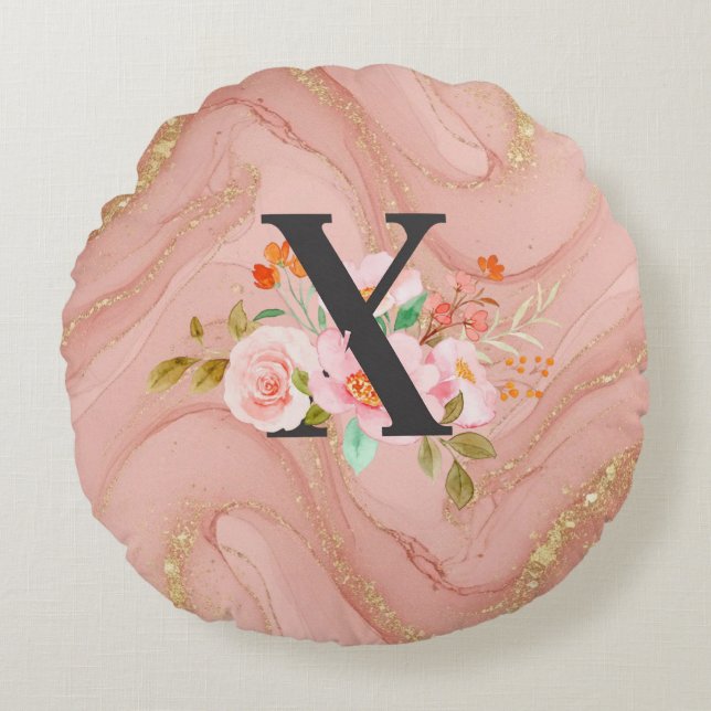 Letter X Round Cushion (Front)