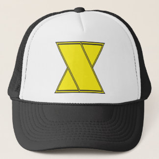 letter x trucker hat