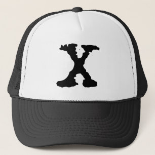 Letter X Trucker Hat