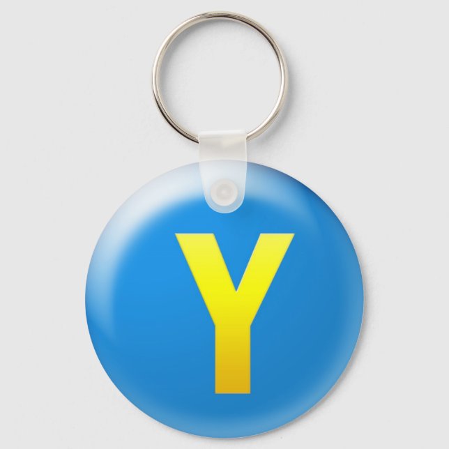 Letter Y Key Ring (Front)