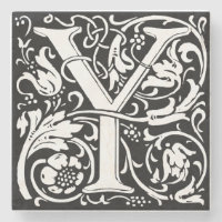 Letter Y Mediaeval Monogram Art Nouveau