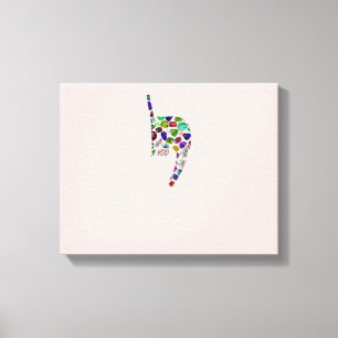 Letter 'YOD' Canvas Print