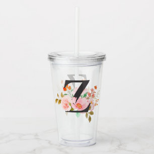 Letter Z Acrylic Tumbler
