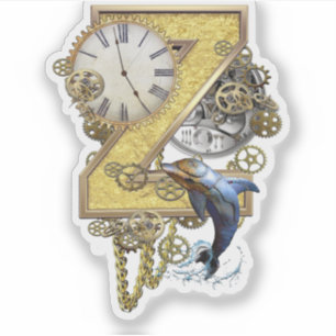 Letter Z Birthday customisation Sticker