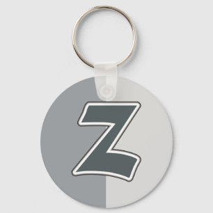 Letter Z Key Ring