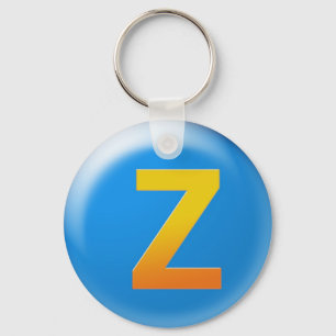Letter Z Key Ring