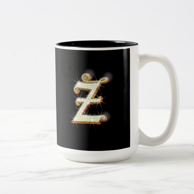 Letter Z Monogram Mug (Right)