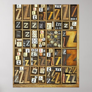 Letter Z Poster
