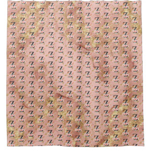 Letter Z Shower Curtain