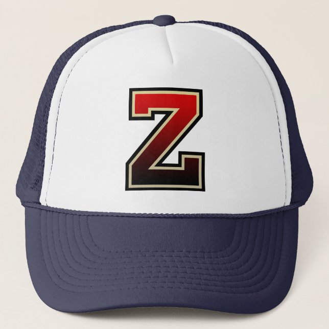 Letter "Z" Trucker Hat (Front)