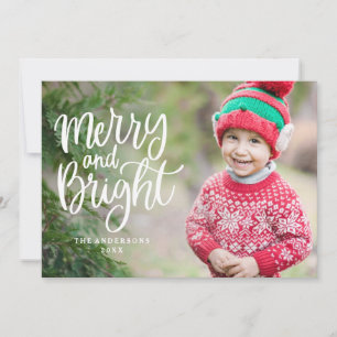 Lettered Holiday Photo Card
