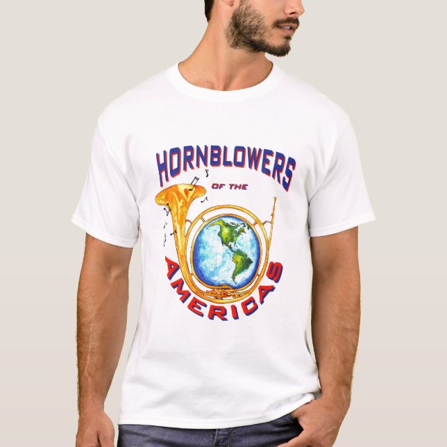 Lettered Hornblower Logo T-Shirt (Front)