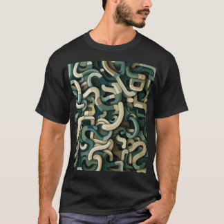 Letterforms broken and layered T-Shirt