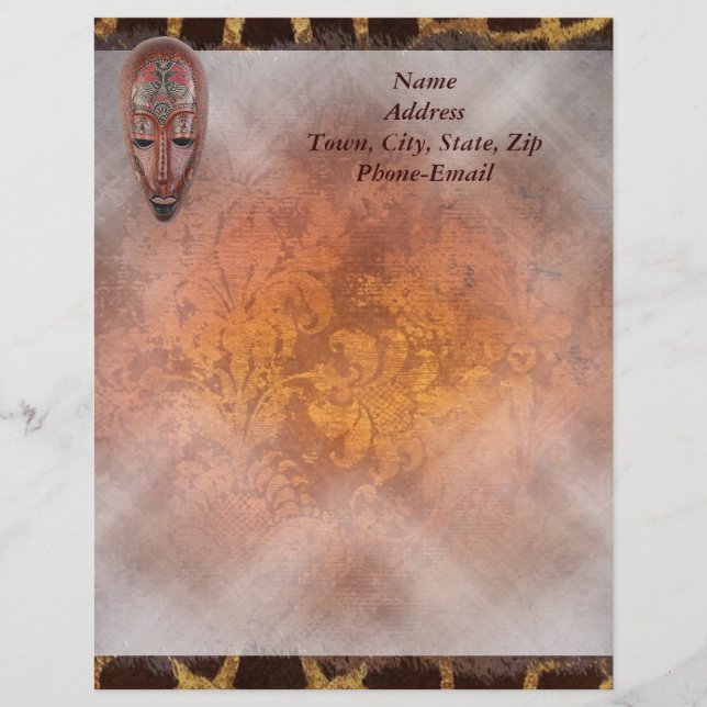 Letterhead African Design (Front)