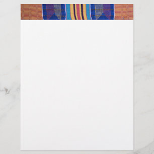 Letterhead, African textile # 2