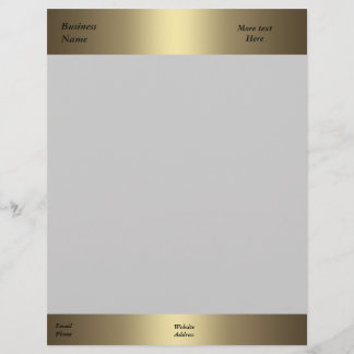 Letterhead Business Company Office Bronze Gold