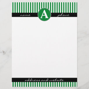Letterhead, Custom and Monogrammed Personalised Letterhead