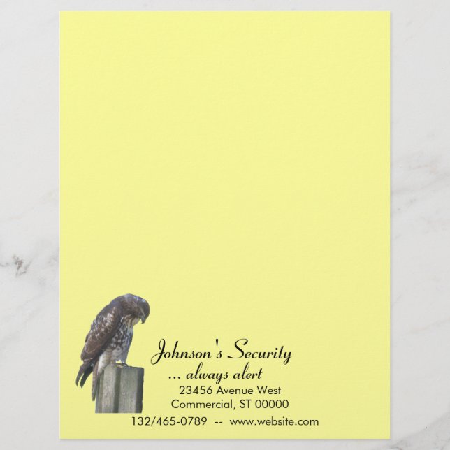 Letterhead - Falcon (Front)