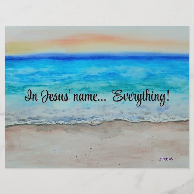 Letterhead In Jesus Name (Front)