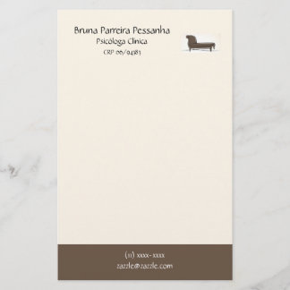 Letterhead paper Psychoanalytic Diva