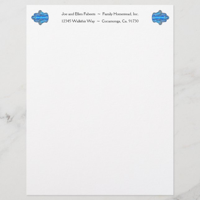 Letterhead Template (Front)