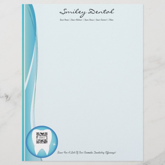 Letterhead Template Dental (Front)
