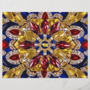 Letterhead with Colombia Colours Design