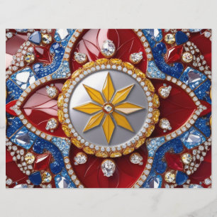 Letterhead with Colombian Colours Design