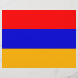 Letterhead with Flag of Armenia