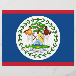 Letterhead with Flag of Belise