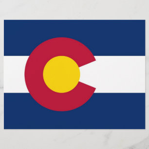Letterhead with Flag of Colorado