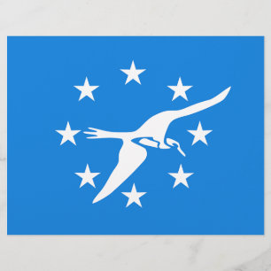 Letterhead with Flag of Corpus Christi, USA