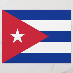 Letterhead with Flag of Cuba