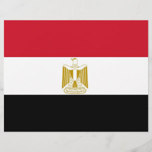 Letterhead with Flag of Egypt