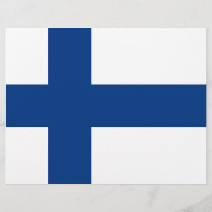 Letterhead with Flag of Finland