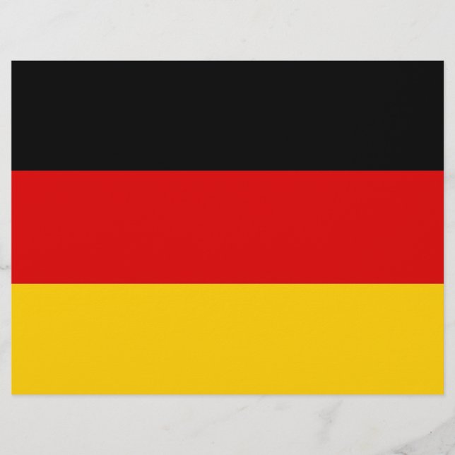 Letterhead with Flag of Germany (Front)