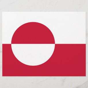 Letterhead with Flag of Greenland