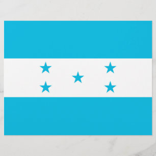 Letterhead with Flag of Honduras