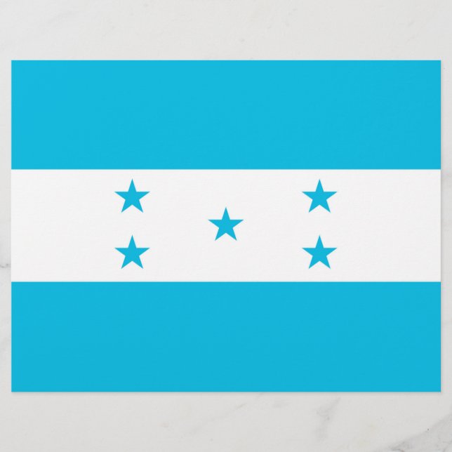 Letterhead with Flag of Honduras (Front)