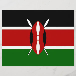 Letterhead with Flag of Kenya