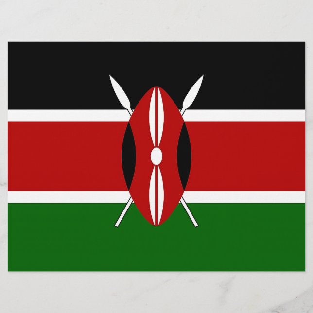 Letterhead with Flag of Kenya (Front)