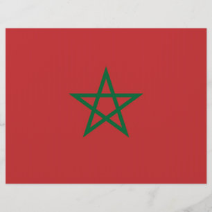 Letterhead with Flag of Morocco