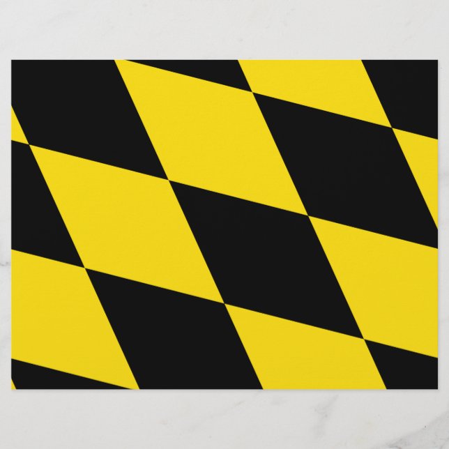 Letterhead with Flag of Munich, Germany (Front)