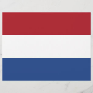 Letterhead with Flag of Netherlands