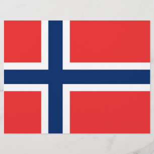 Letterhead with Flag of Norway
